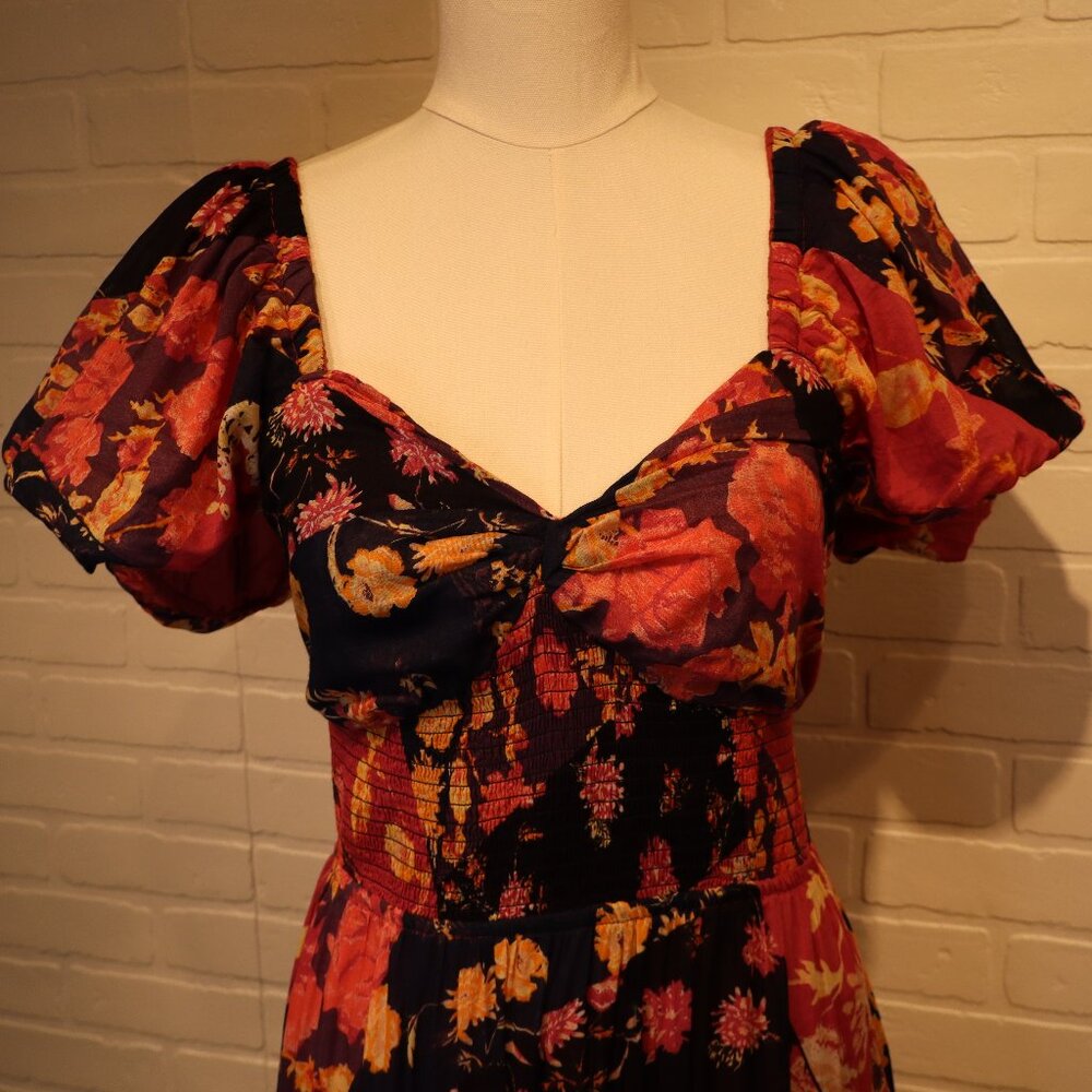 Free People Bohemian Floral Maxi Dress NWT